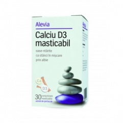 Calciu D3 masticabil 30 cp